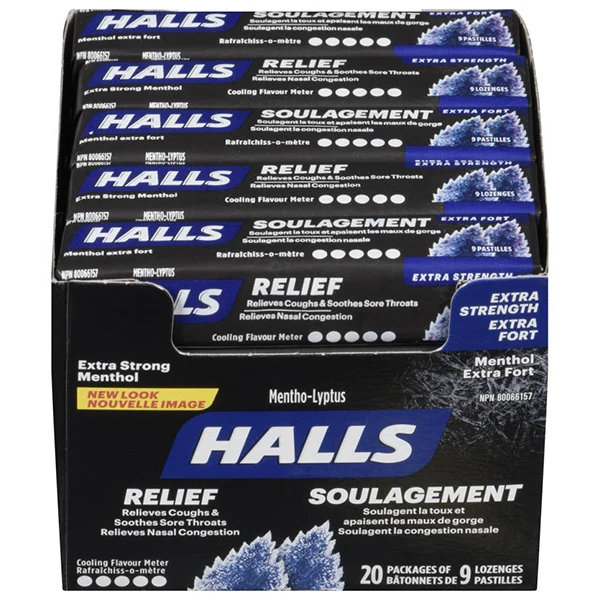 Halls - Extra Strong 20x9EA