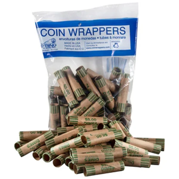 Conglom - N.F.S. Paper Coin Rollers $0.10 25x36 EA
