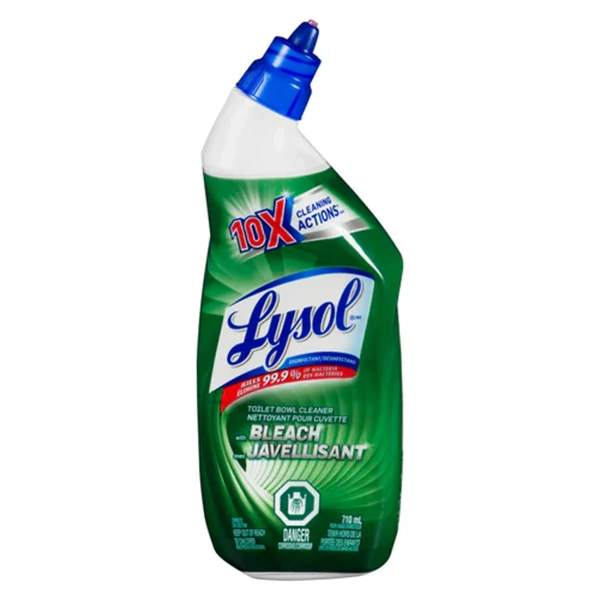 Lysol - Bleach Toilet Bowl Cleaner 9x710 ML