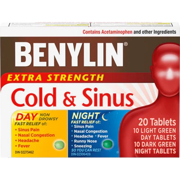 Benylin - Extra Strenghtcold And Sinus Day/Night 20 PK