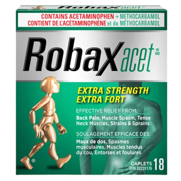 Robax - Acet Back & Muscle Pain/Tense Neck Muscles 18EA