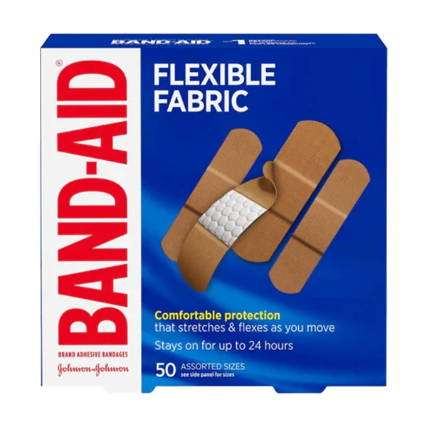 Band Aid - Tissu Flexible 50PK