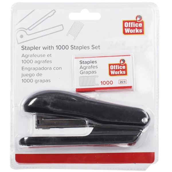 Vlb - Stapler And Staples Set EA