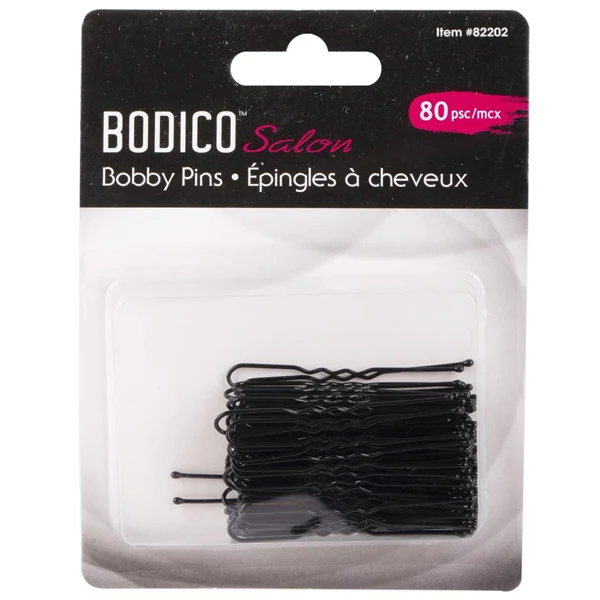 Bodico - Salon Bobby Pins Black 80PCS EA