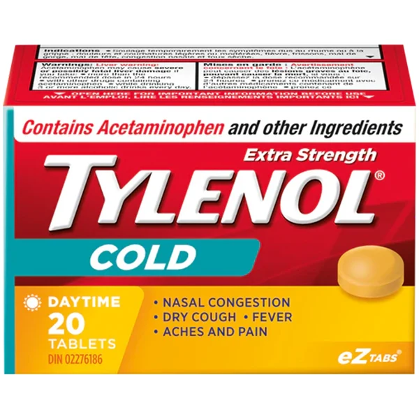 Tylenol - Extra Strength Cold Eztab Daytime 20EA
