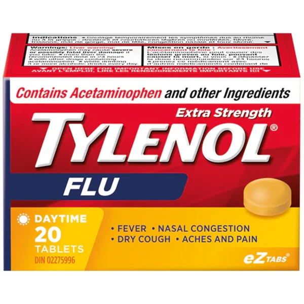 Tylenol - Extra Strength Flu Eztabs Daytime 20EA