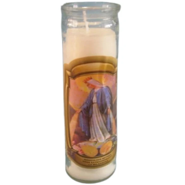 Standa - Rel.Candle Miraculous Mother Mary 1EA