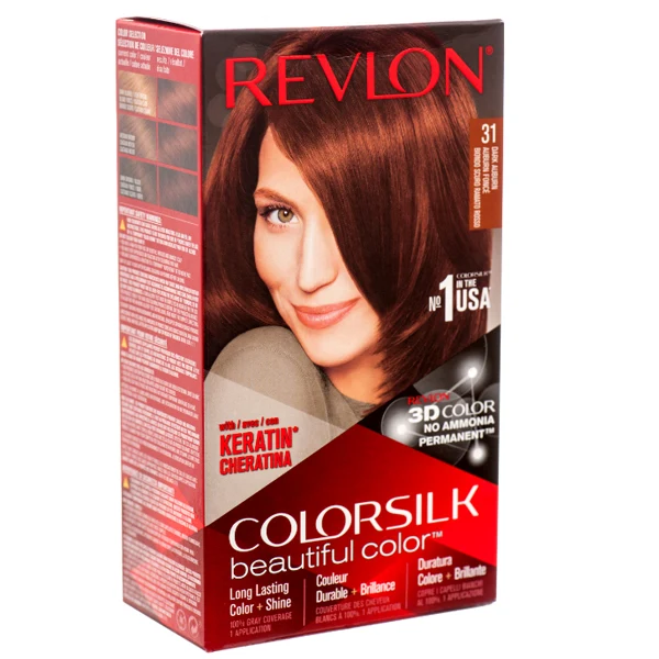 Revlon - Colorsilk #31 Dark Auburn 1EA
