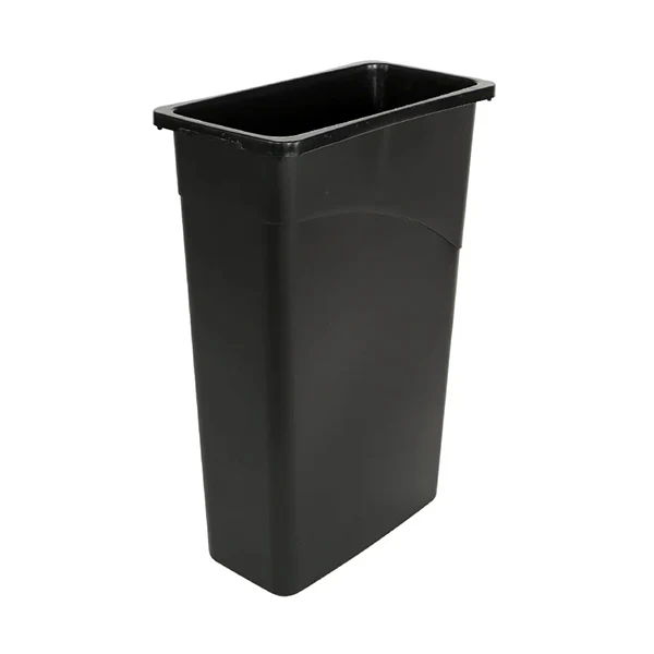 Globe - Slim Container 23 Gallon Black 1EA