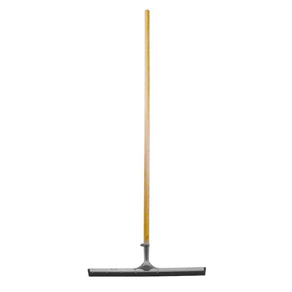 Globe - 24IN Straight Squeegee Black Rubber Assembled W/ 54IN Handle 1UN