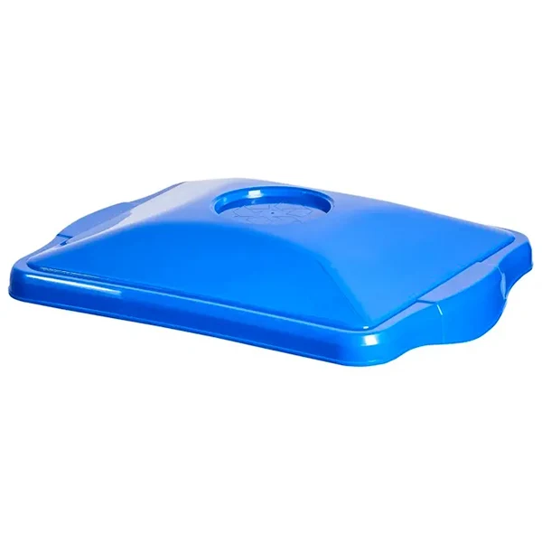 M2 - Rectangular Slim Recycle Bin Blue 23GAL 1EA