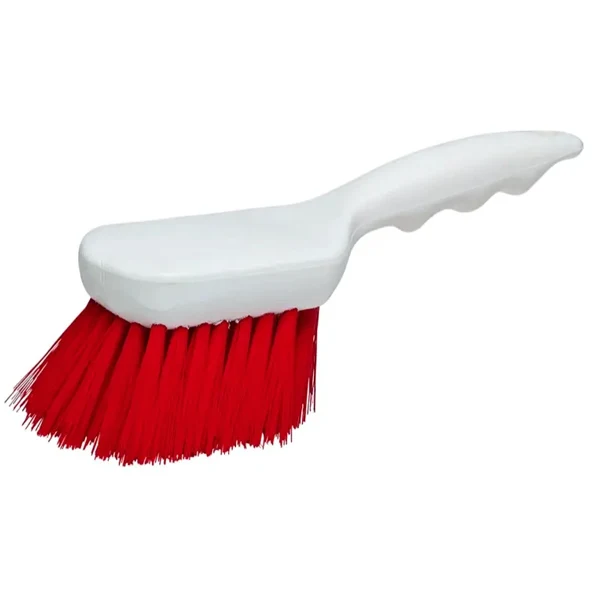 Marino - Short Handle Pot Brush Red Fibre 1EA