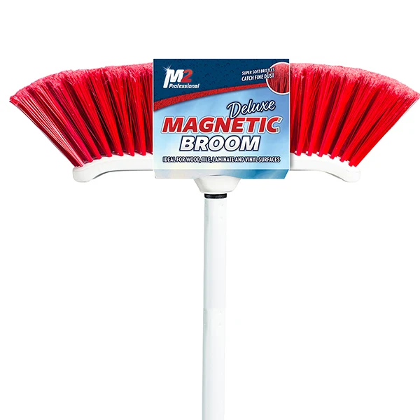 M2 - Venus Large Indoor Curved Mag Broom 48in White Metal Handle 1EA