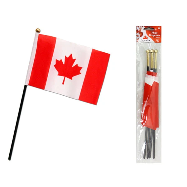 Canada - 4INx6IN Flag 4PC