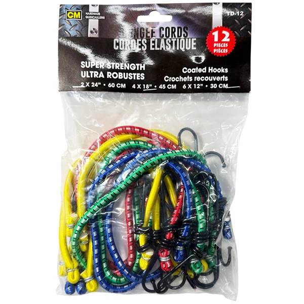 Chateau - 12 PC Assorted Stretch Cord EA
