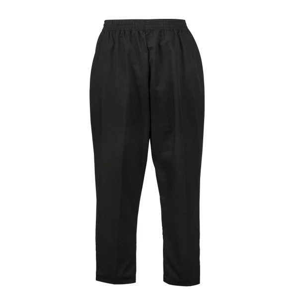 Bodyguard - L Black Chef Pants Vented Mordern Fit EA