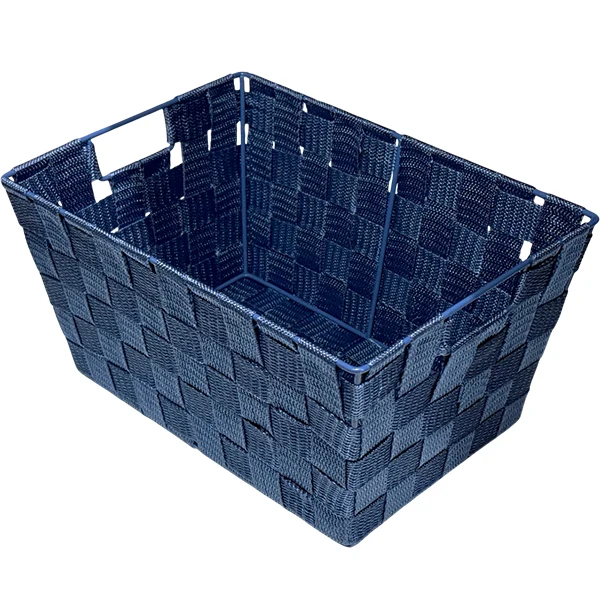 Ity - Nylon Rectangular Storage Basket Navy EA