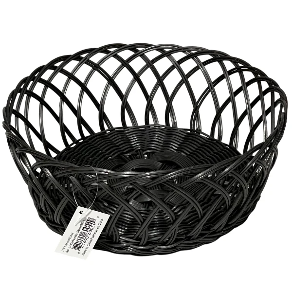 Ity - Round Plastic Basket Assorted 11inX4h EA