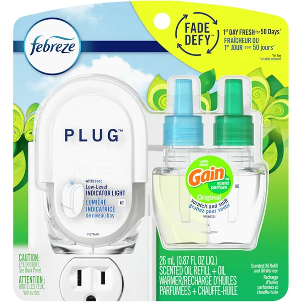 Febreze - Action Gain Energized Plug Air Freshner 4x26 ML