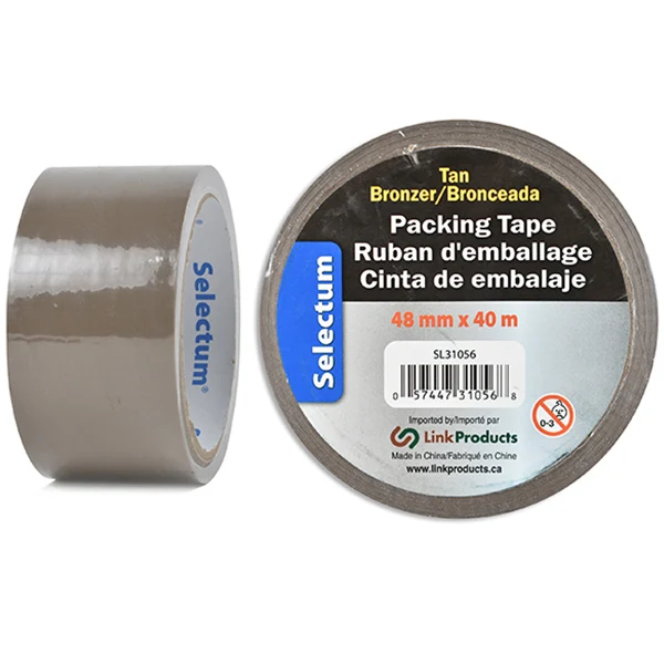 Selectum - Packing Tape Tan 48x40MM 24x1 PK
