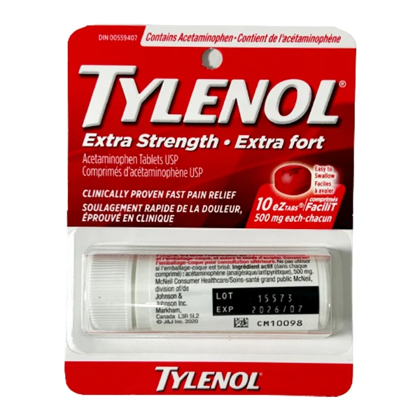Tylenol - Extra Strength Eztabs 12x10 CT