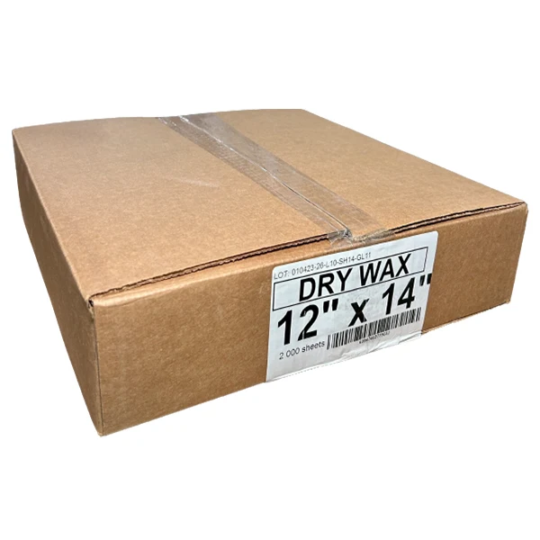 Jb - 12 x 14 Dry Wax Paper 2000EA