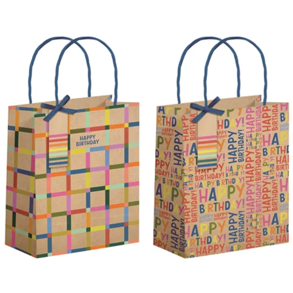 Epc - Craft Color Print Birthday Giftbag Large 2STYLES 1 Un