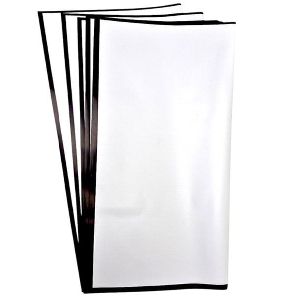 Han Su - 20PC White With Black Edge Wrapping Paper 57x57 CM