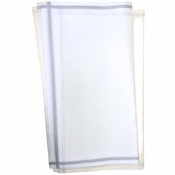 Han Su - 20PC Transparent W/ Silver Edge Wrapping Paper 57x57 CM