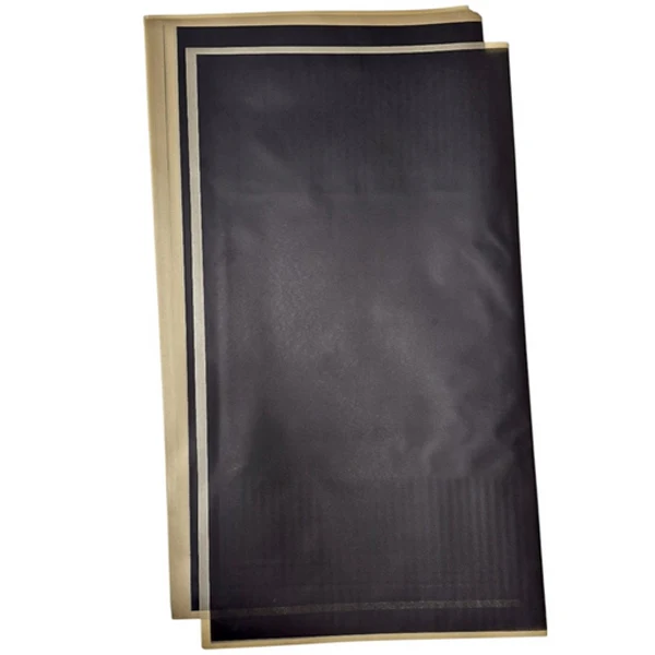 Han Su - 20PC Black W/ Gold Edge Wrapping Paper 57x57 CM