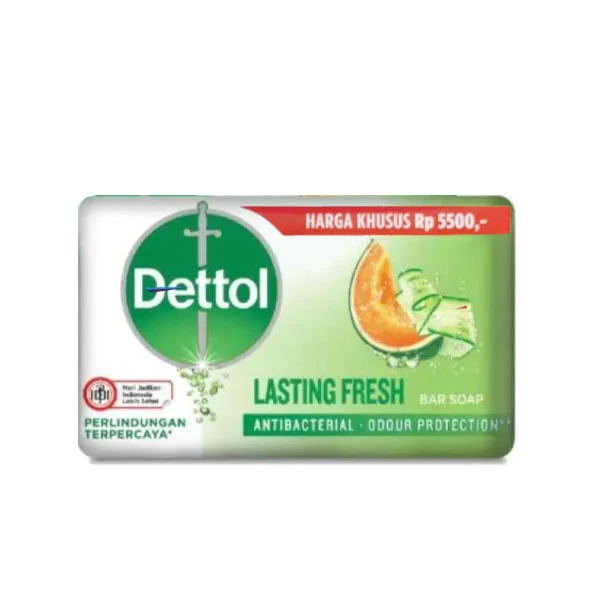 Dettol - Lasting Fresh Antibacterial Bar Soap 100GR