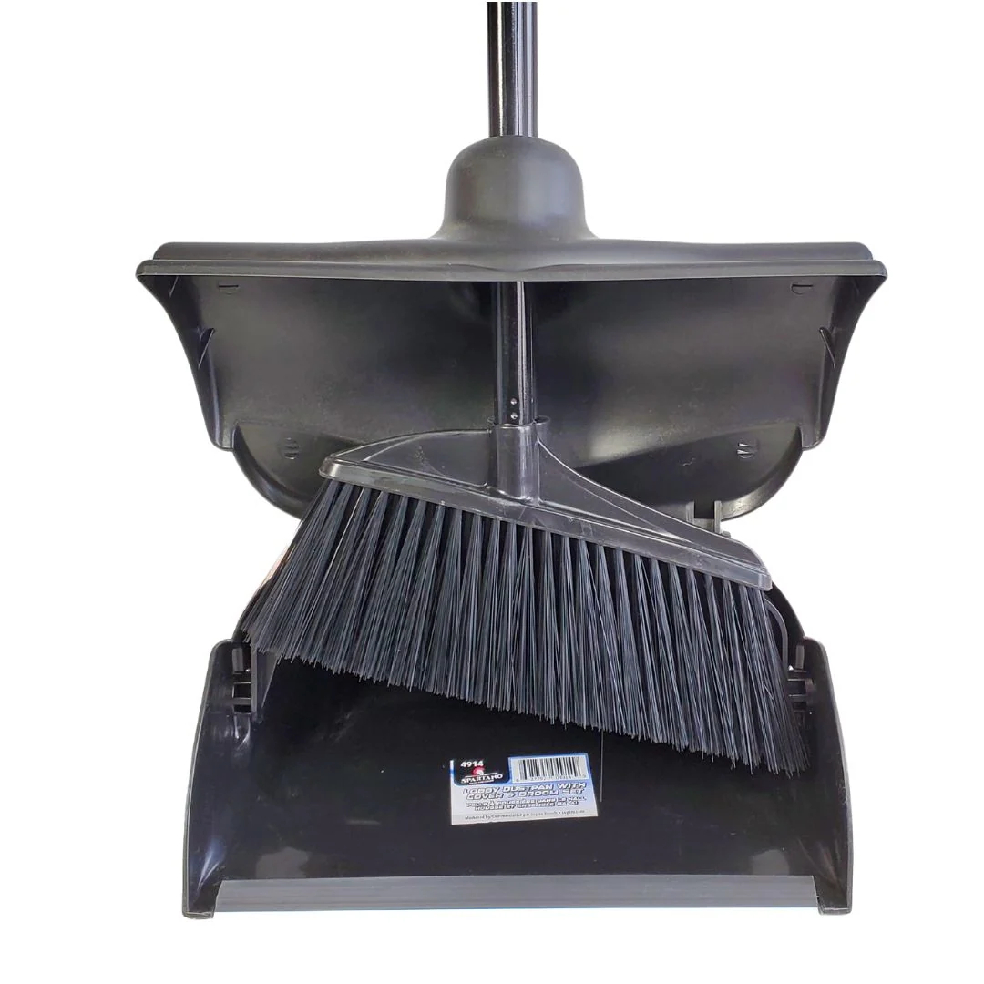 Spartano - Lobby Dustpan with Cover and Broom Set - 4914 — Case (10 CT)