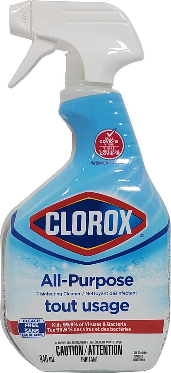 Clorox - All purpose - Disinfectant — Case (9 x 946 ML)