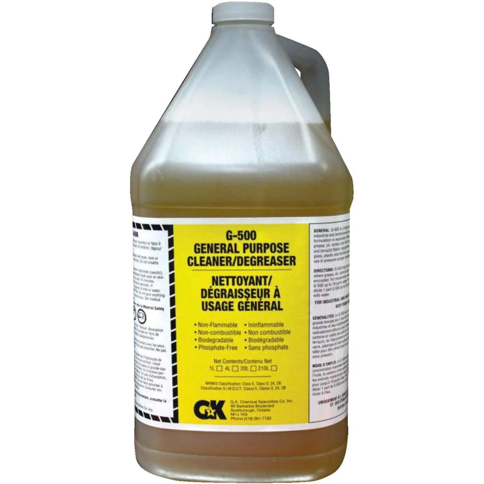 GK - Multi Purpose Cleaner - G-500 — Case (4 x 4 L)
