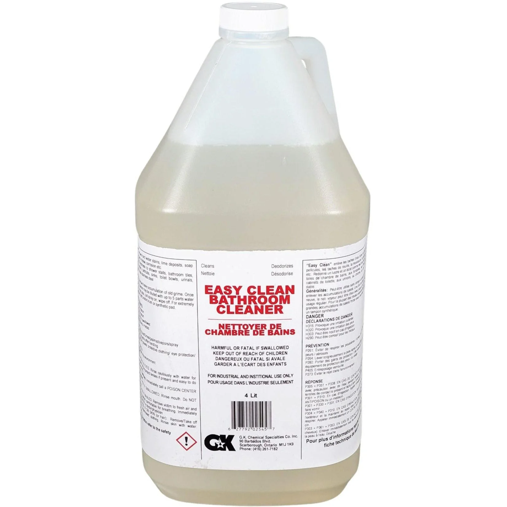 Easy Clean - Bathroom Cleaner — Each (4 L)