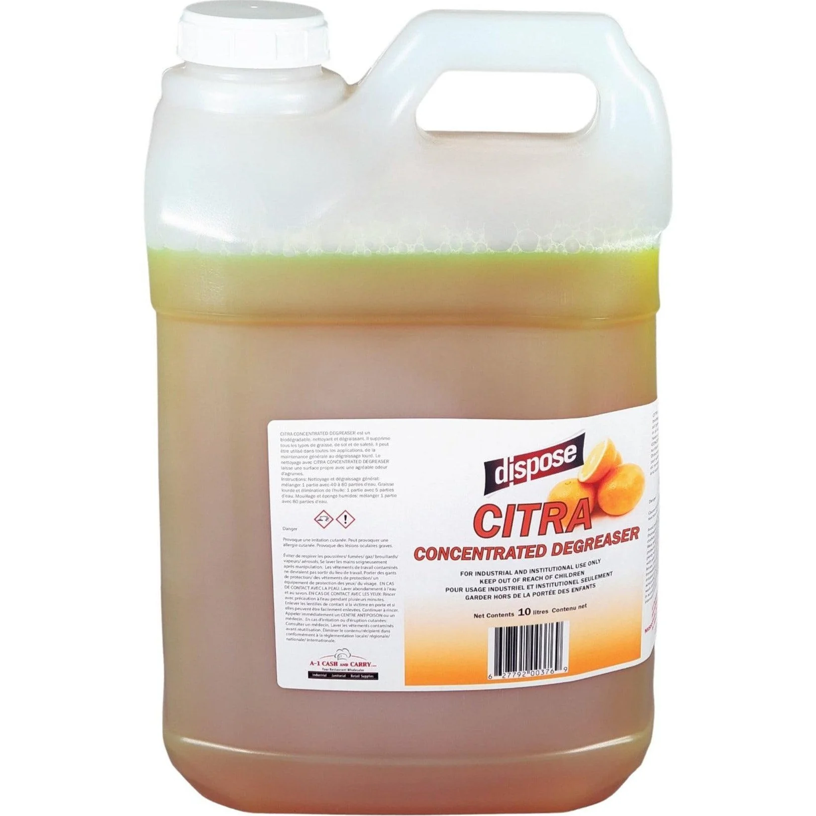 Dispose - Degreaser - Citrus - Concentrated — Case (2 x 10 L)