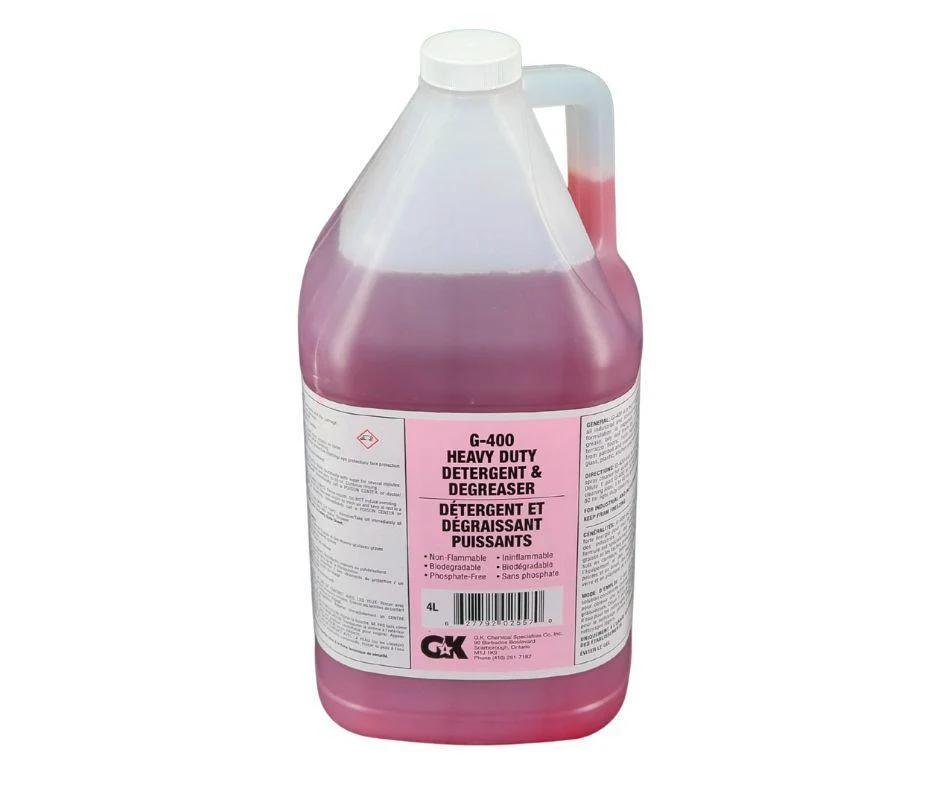 GK - Heavy Duty Detergent - G-400 — Case (4 x 4 L)