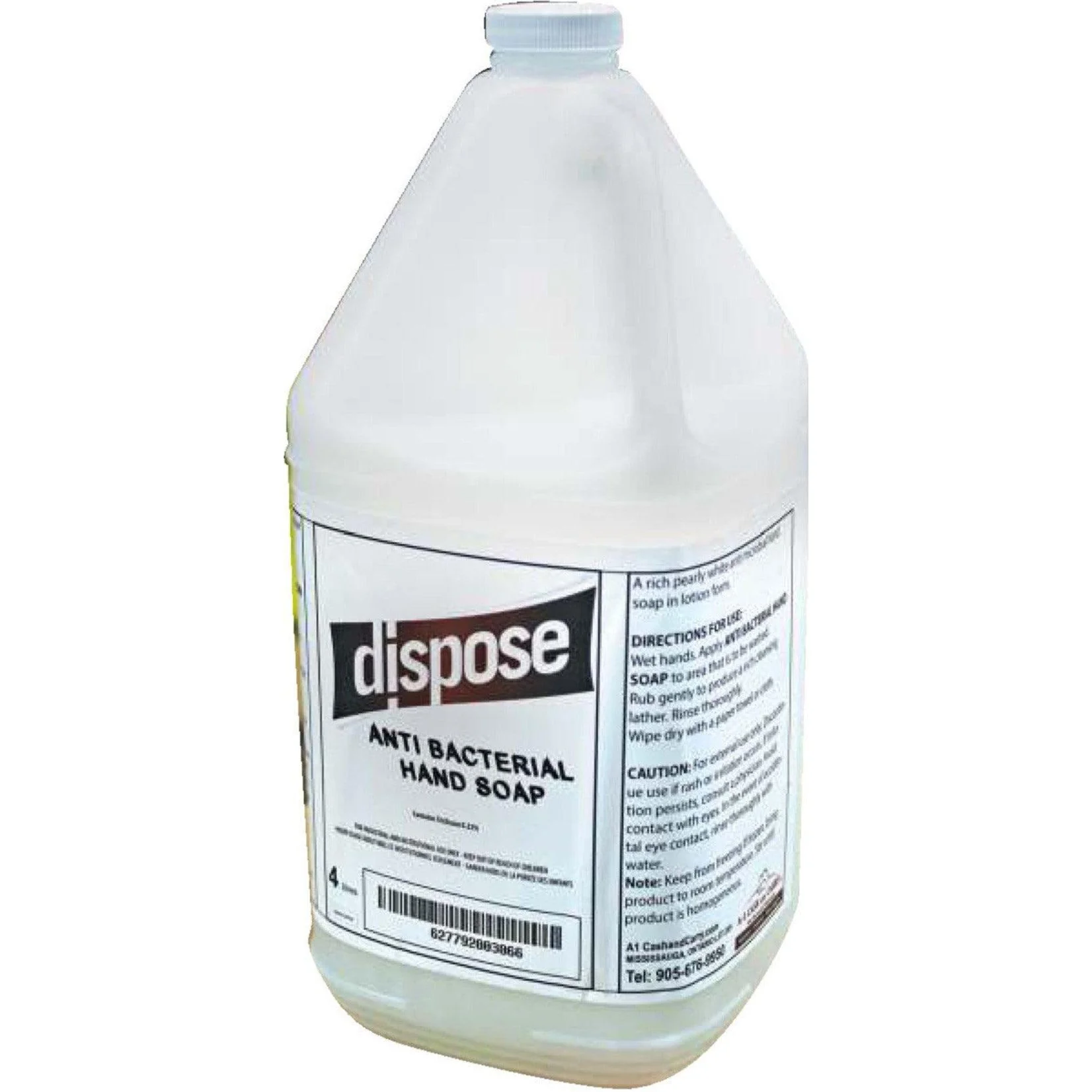 Dispose - A1 - Hand Soap - Antibacterial - White — Case (4 x 4 L)