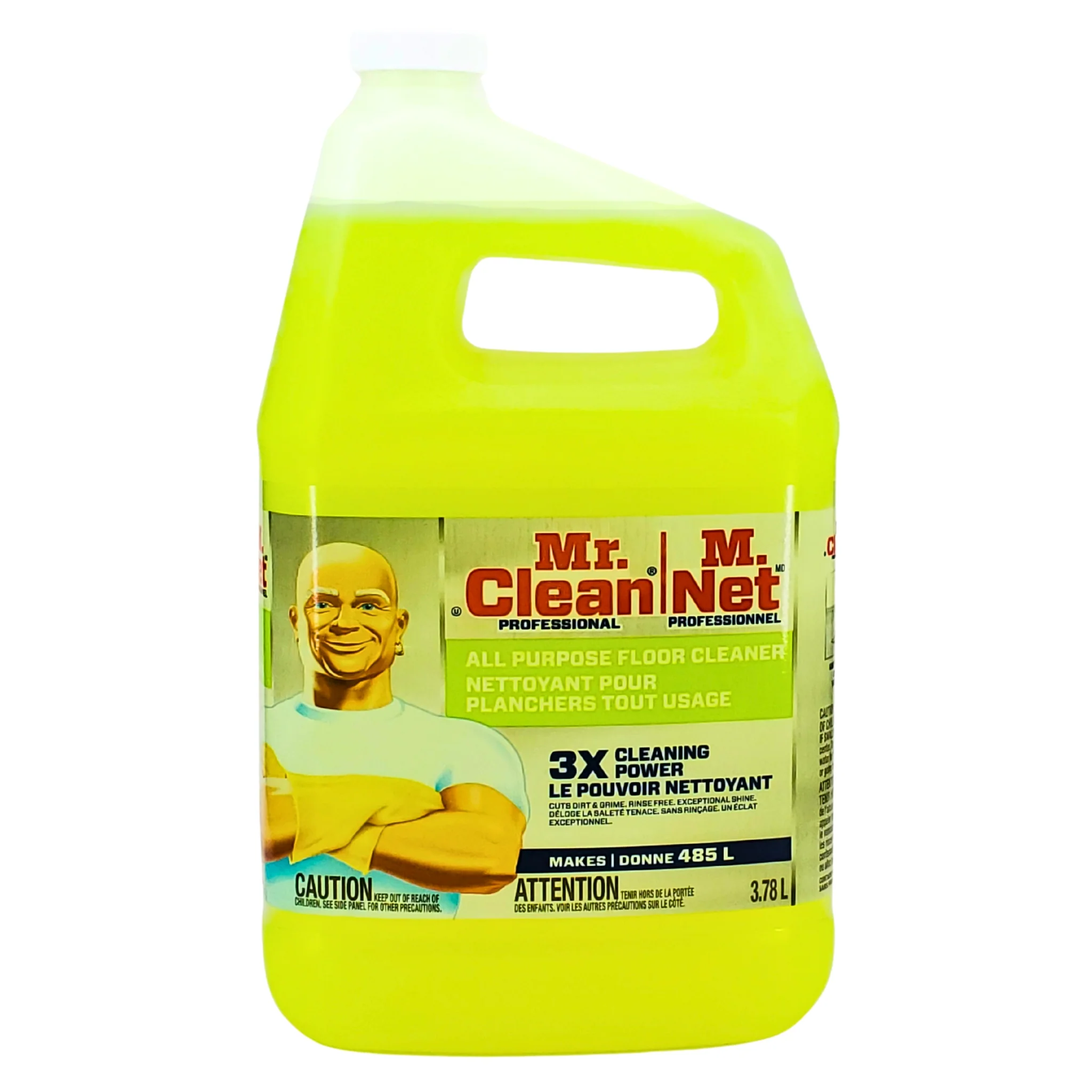 Mr. Clean Professional – All Purpose Floor Cleaner 3X Power – 3.78L — Case (3 x 3.78 L)