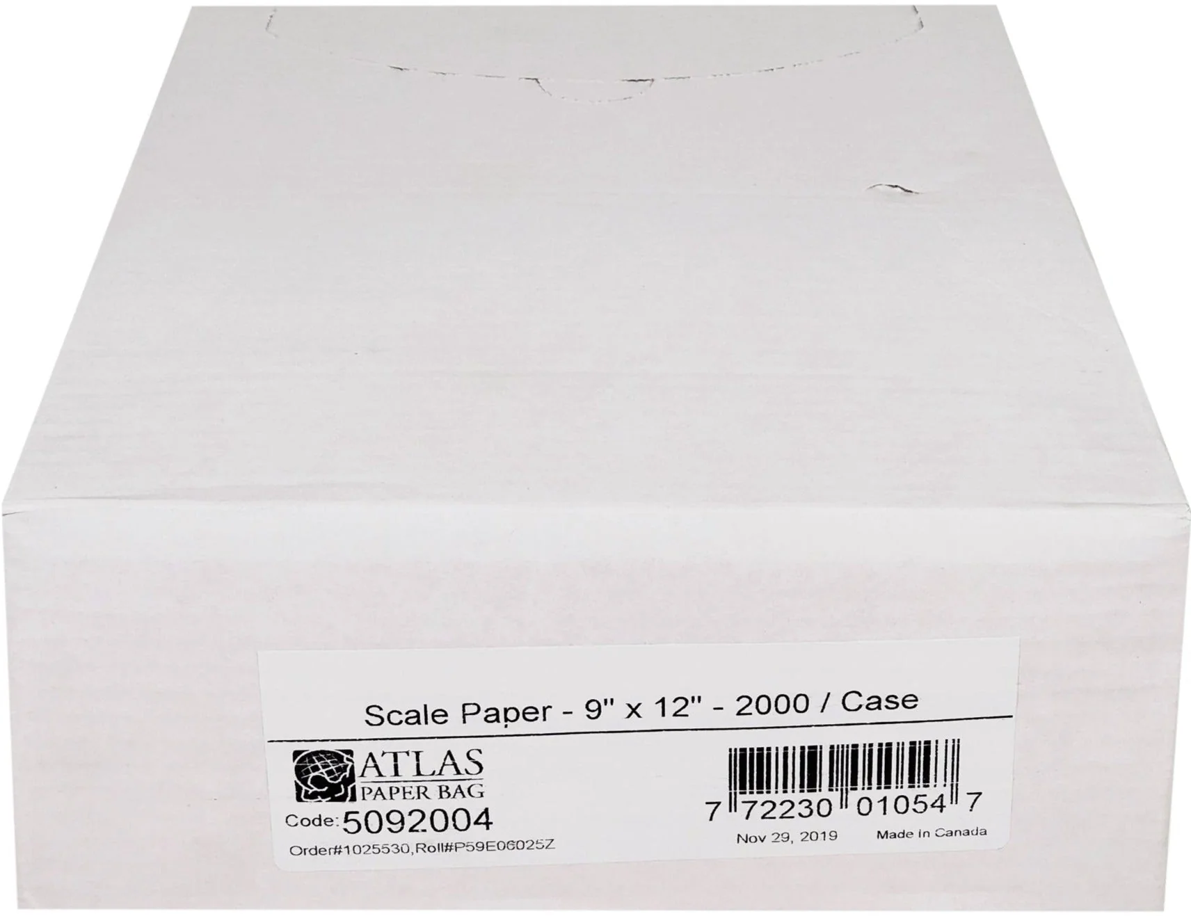 McNairn - Wax Paper - 9"x12" - 105370 — Case (4 x 2000 CT)