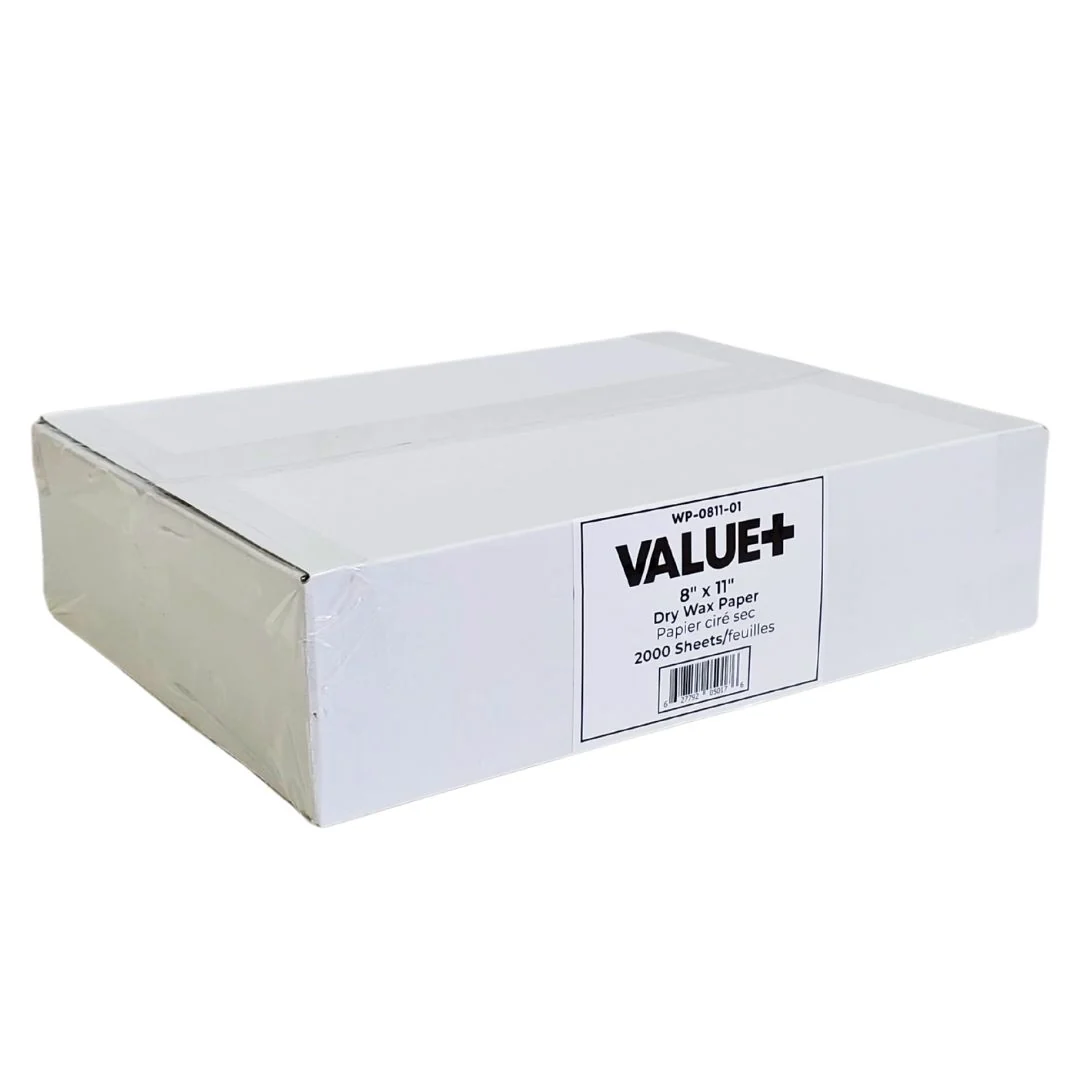 Value+ - Dry Wax Paper - 8"x11" — Each (2000 CT)