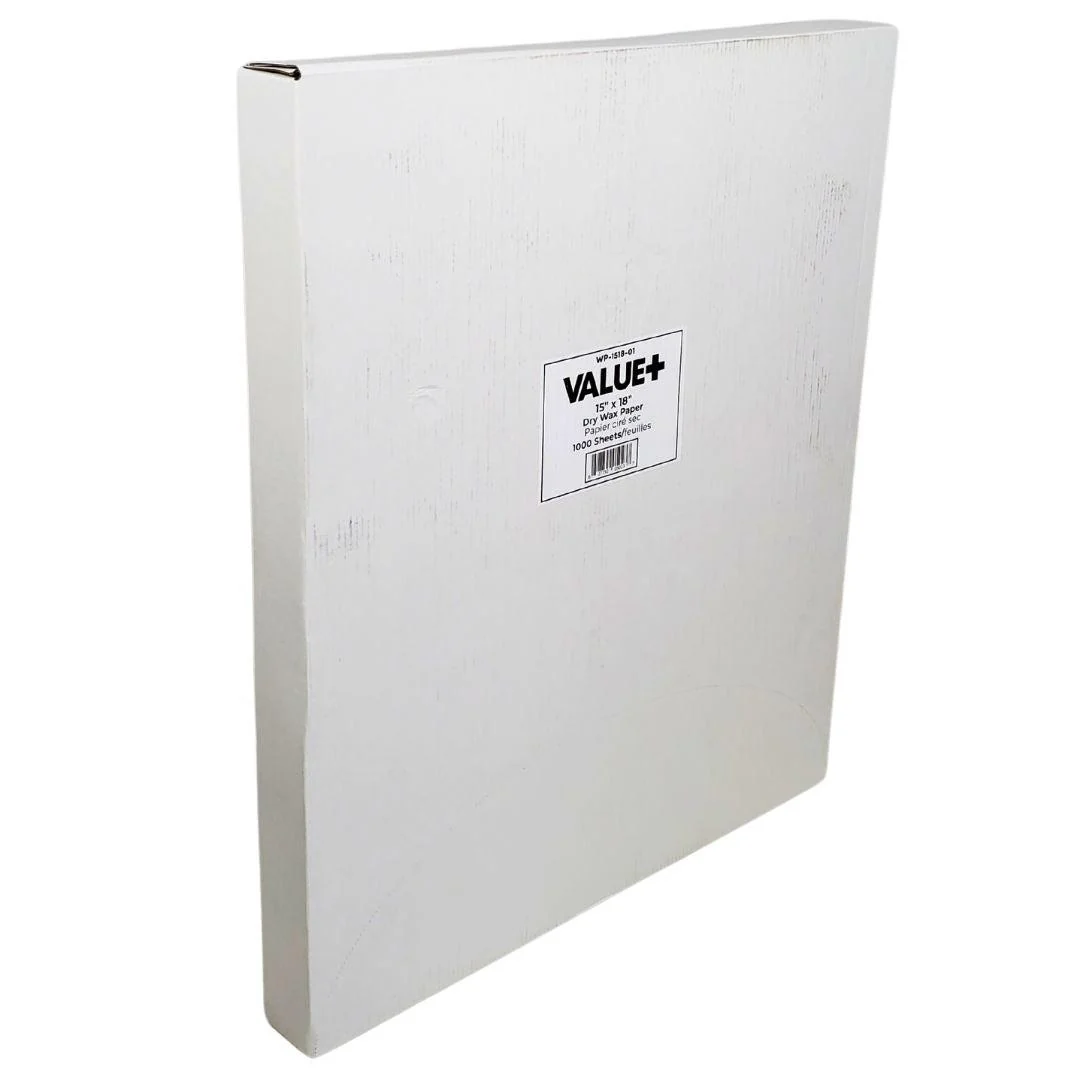 Value+ - Dry Wax Paper - 15"x18" — Case (1000 CT)