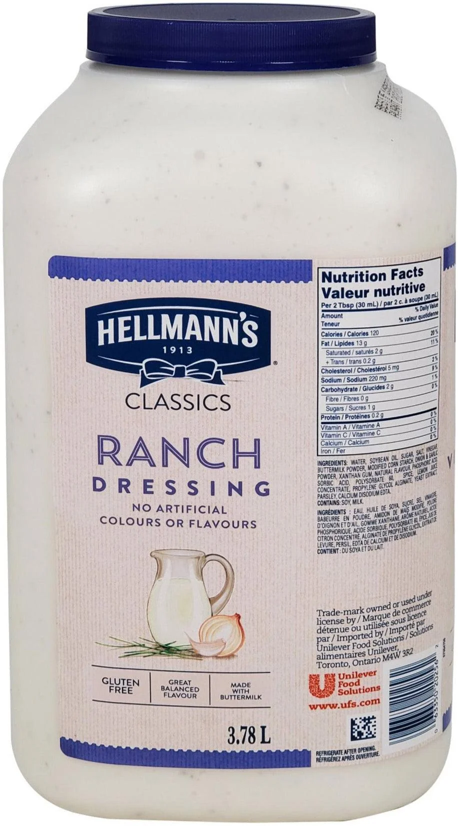 Hellmann's - Ranch Dressing — Each (3.78 L)