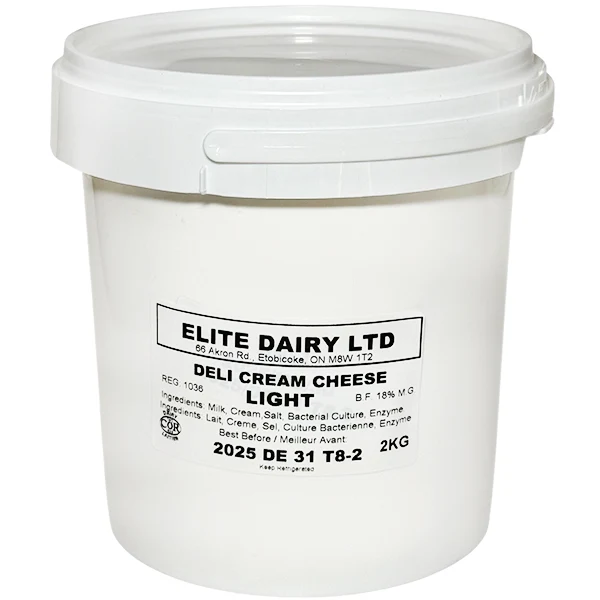 Elite Dairy - Deli Cream Cheese Lite 2KG