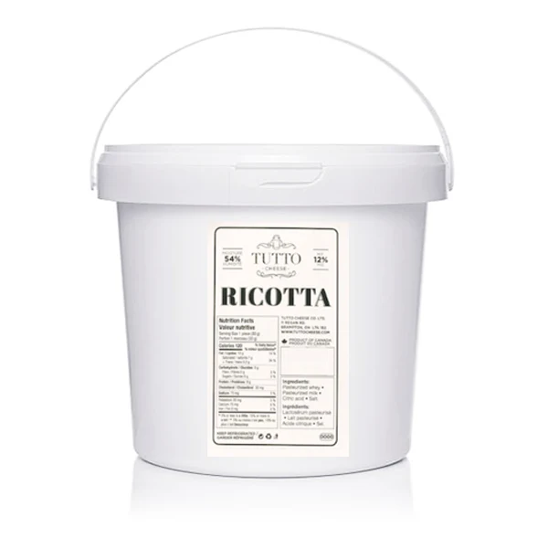Tutto - Ricotta Pail 3KG