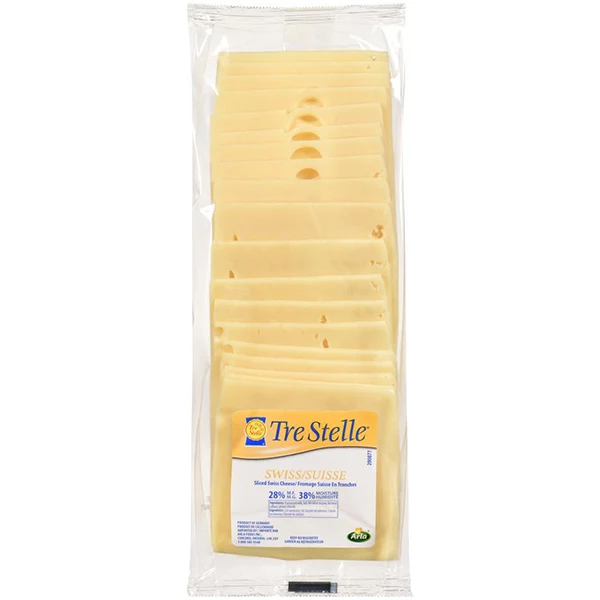 Tre Stelle - Swiss Sliced Canadian Cheese 500GR