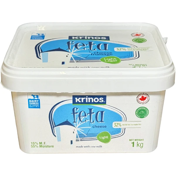 Krinos - Light Feta Cheese 1KG