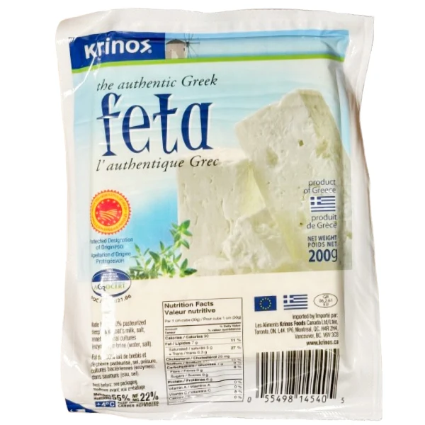 Krinos - Greek Feta Cheese Vacpac 200GR