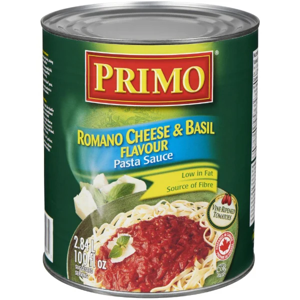 Primo - Pasta Sauce Romano Cheese & Basil 2.84LT