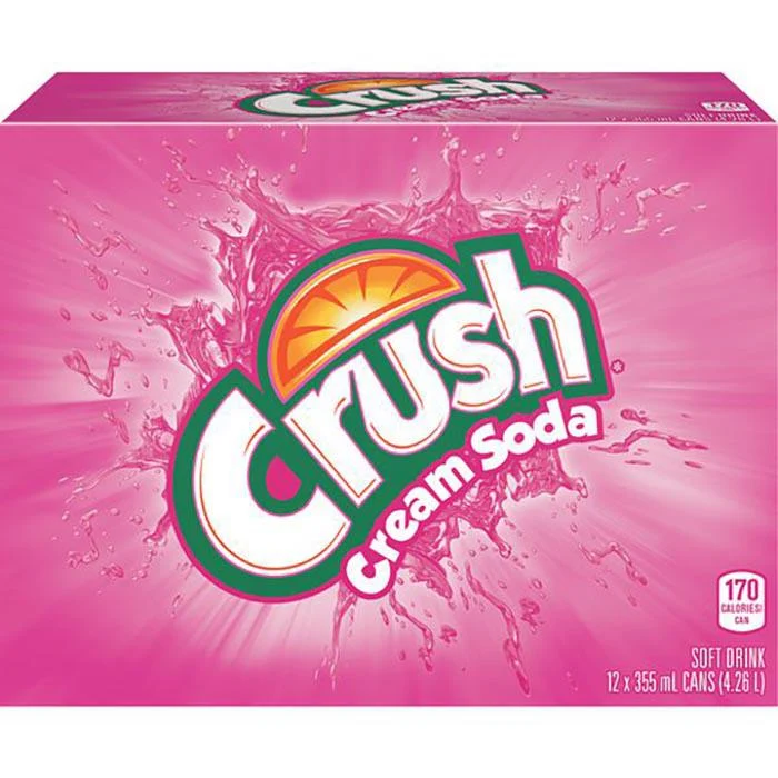 Crush - Cream Soda 12x355ML